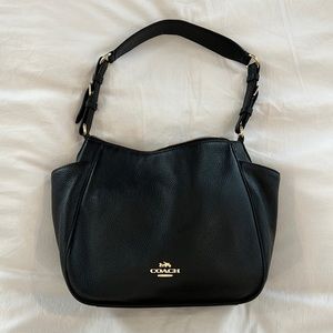 Coach Rori Shoulder Bag - Black Leather Purse - Like New
